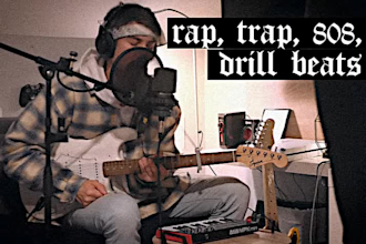 produce rap, trap, drill, 808 beat for you