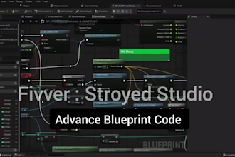 unreal engine 5 advance blueprint code with custom logics  animation