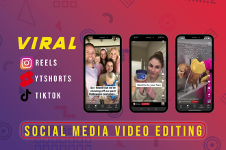 edit social media videos like reels, tiktok, youtube shorts