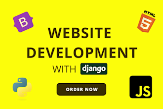 build website for business using django
