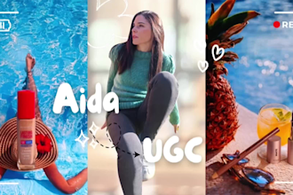 create tik tok ugc o reels ugc video, organic ads in spanish