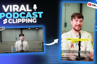 create viral short form clips from your podcast for social media