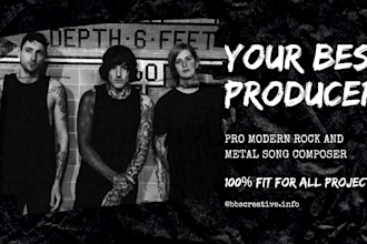 make you modern rock metal for bgm, game, youtube