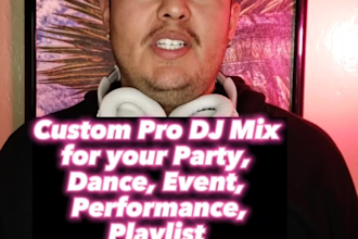 make a professional dj mix of your playlist
