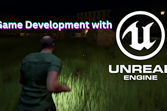 make a full 3d game by unreal engine 5