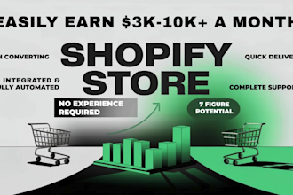setup a guaranteed automated passive income shopify dropshipping store