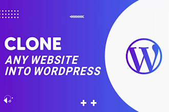 copy clone, duplicate, redesign, revamp, design website into wordpress elementor