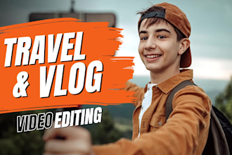 edit your vlog, travel, vacations, and tour videos in 24 hr