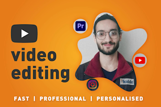 do professional video editing for youtube