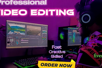 do professional video ediing for youube, facebook video edit