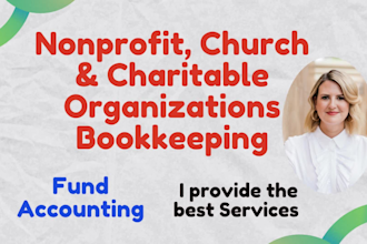 do nonprofit charity church bookkeeping