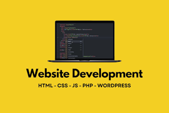 design html, CSS, javascript and php websites