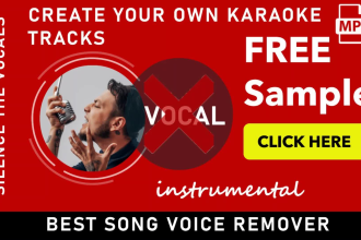 remove vocals, expertly transforming songs into karaoke hits