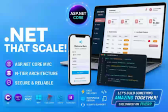 develop asp net mvc with jwt auth and API