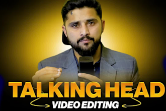 do talking head video editing as a pro youtube video editor