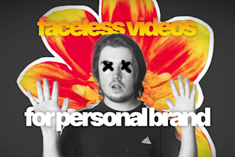 edit your faceless video clip for personal brand
