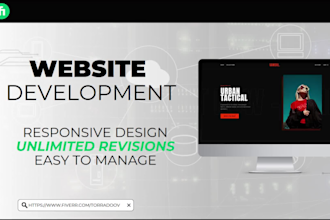 build a custom website with unlimited revisions
