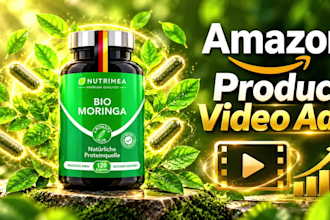 create a professional amazon product video and ecommerce listing videos