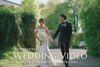 do cinematic wedding film editing, wedding highlights