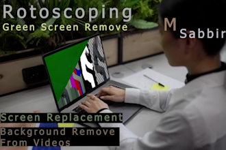 do vfx, rotoscoping, chroma keying, screen replacement, roto