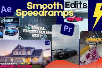 edit luxurious listing speed ramp videos
