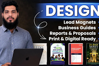 format and design lead magnets, guides, reports, proposals, and documents fast