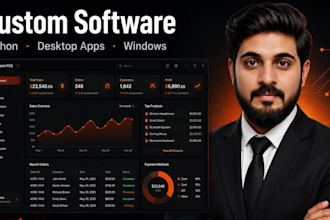 build a custom PC software and desktop application using python