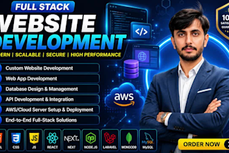be your full stack developer, using react, node js and mongo db