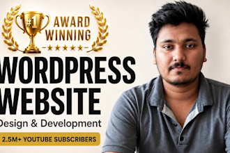 create wordpress website design, redesign, ecommerce website development