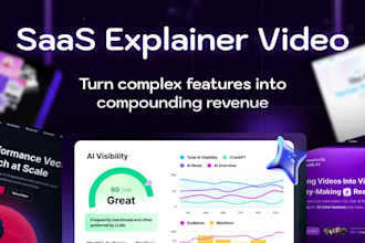 saas explainer video, product demo, and UI animation video