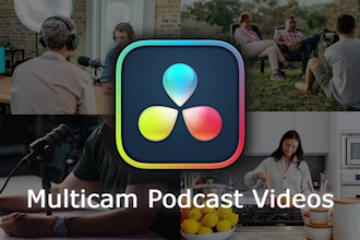 professionally edit your raw multicam podcast footage