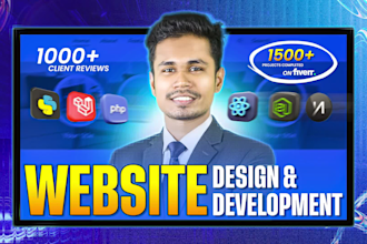 build website, website development, full stack developer, front end developer