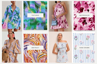 design surface pattern design for textile seamless pattern