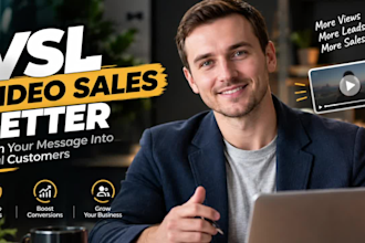 create an engage vsl, talkinghead , youtube videos editing and real estate video