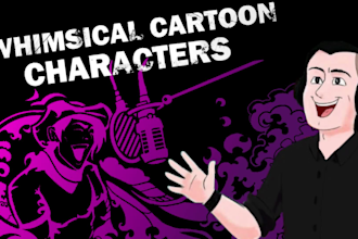 record an animated voice over for a male cartoon character