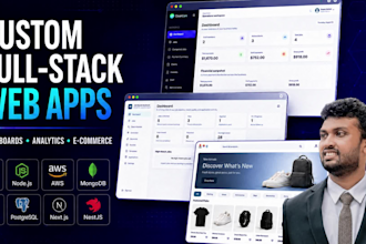 build a custom web application or business portal