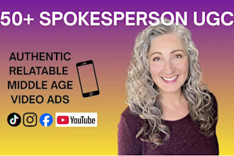 create authentic spokesperson ugc videos for gen x