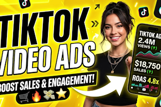 create ecommerce dtc tiktok video ads for increase sales