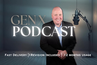 be your gen x male podcast spokesperson for video ads