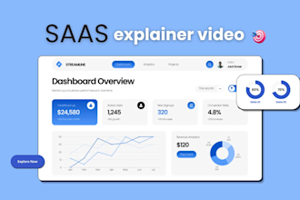 professional saas explainer video or saas demo video