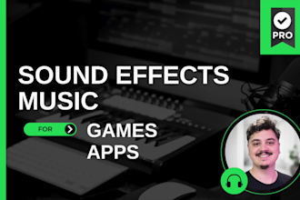 create pro sound design, sound effects for your game or app