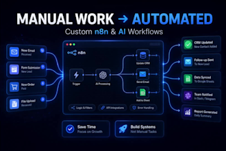 custom n8n and ai automation workflows