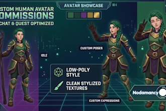 create character model for vrchat and 3d vroid