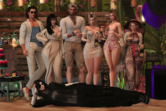 design second life mesh clothing for maitreya legacy sl avatar outfit y2k wear
