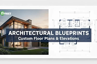 create architectural blueprints and floor plans for permit approval