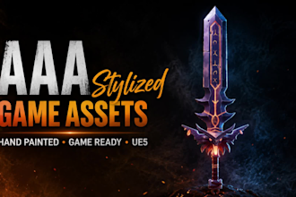 stylized 3d game ready assets