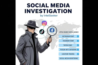 be your private investigator and will do background checks
