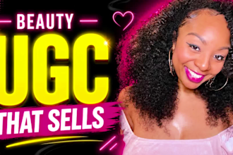 create beauty ugc videos for skincare and makeup brands