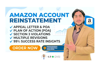 do amazon account reinstatement and remove amazon section 3 violation
