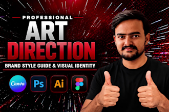 do professional art direction and graphic design for your brand